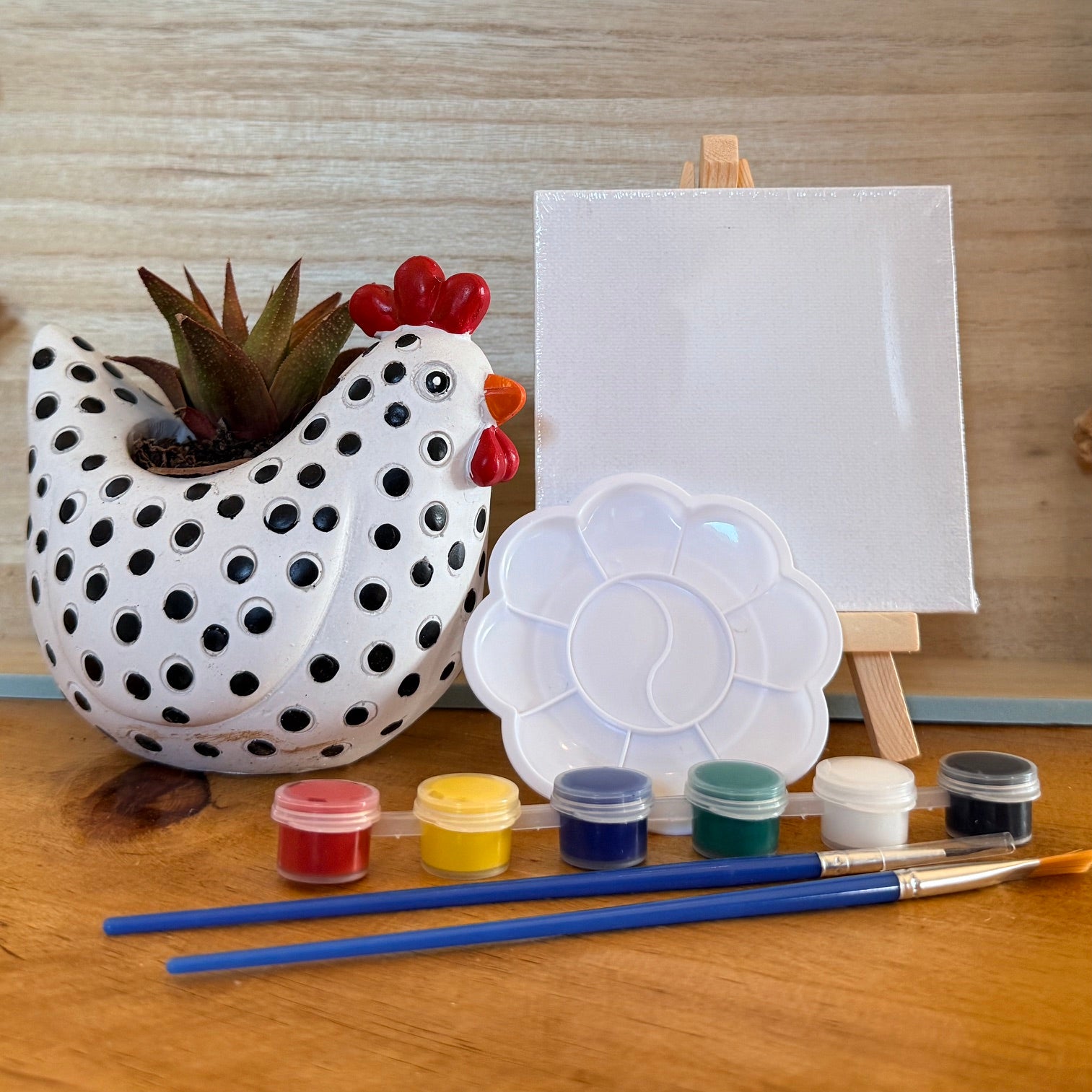 Mini Canvas and Easel Combo Set