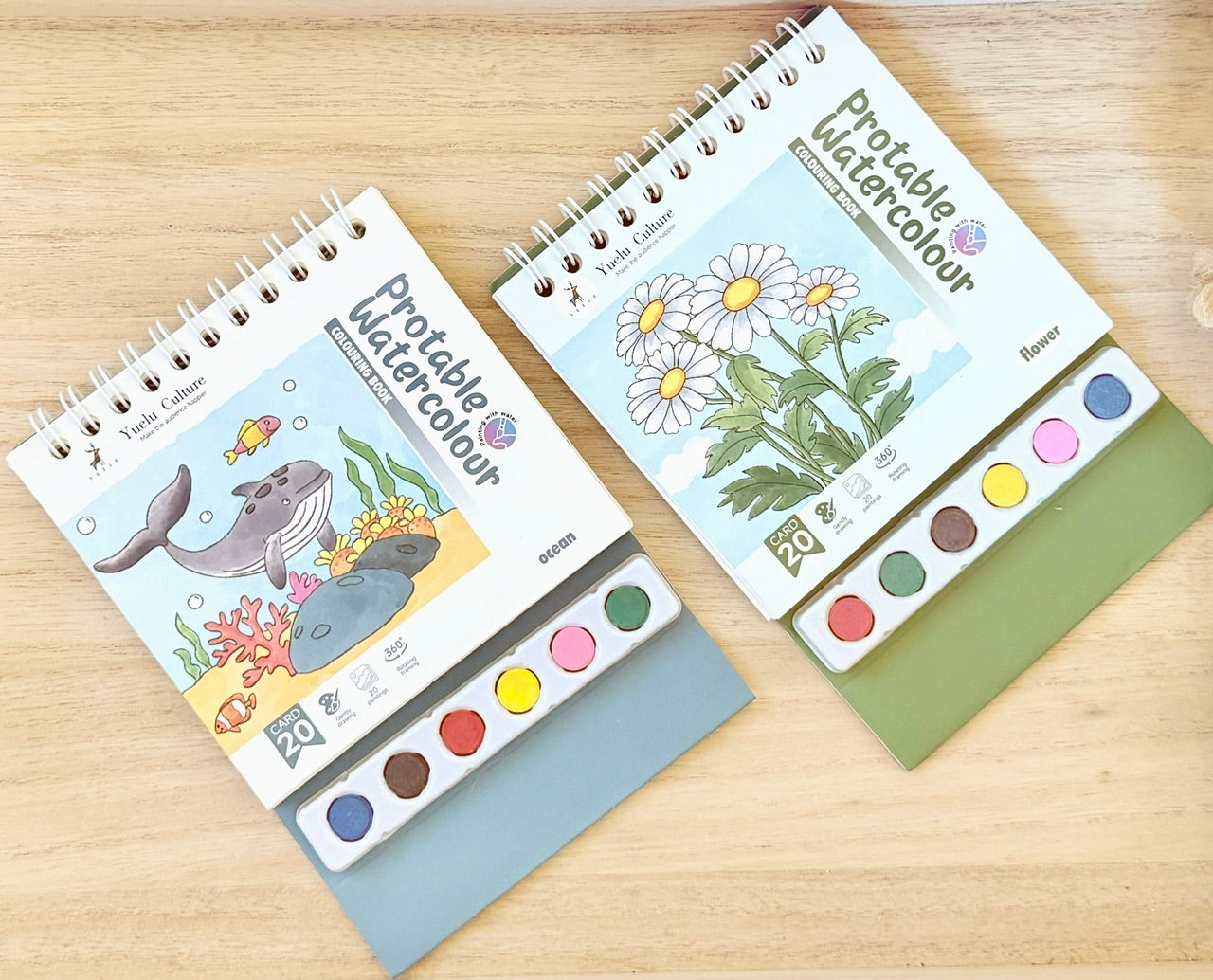 Portable Water Colouring Book