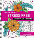 Large Colouring Book Adult - Colour and Frame
