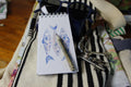 Shopping list with pencil