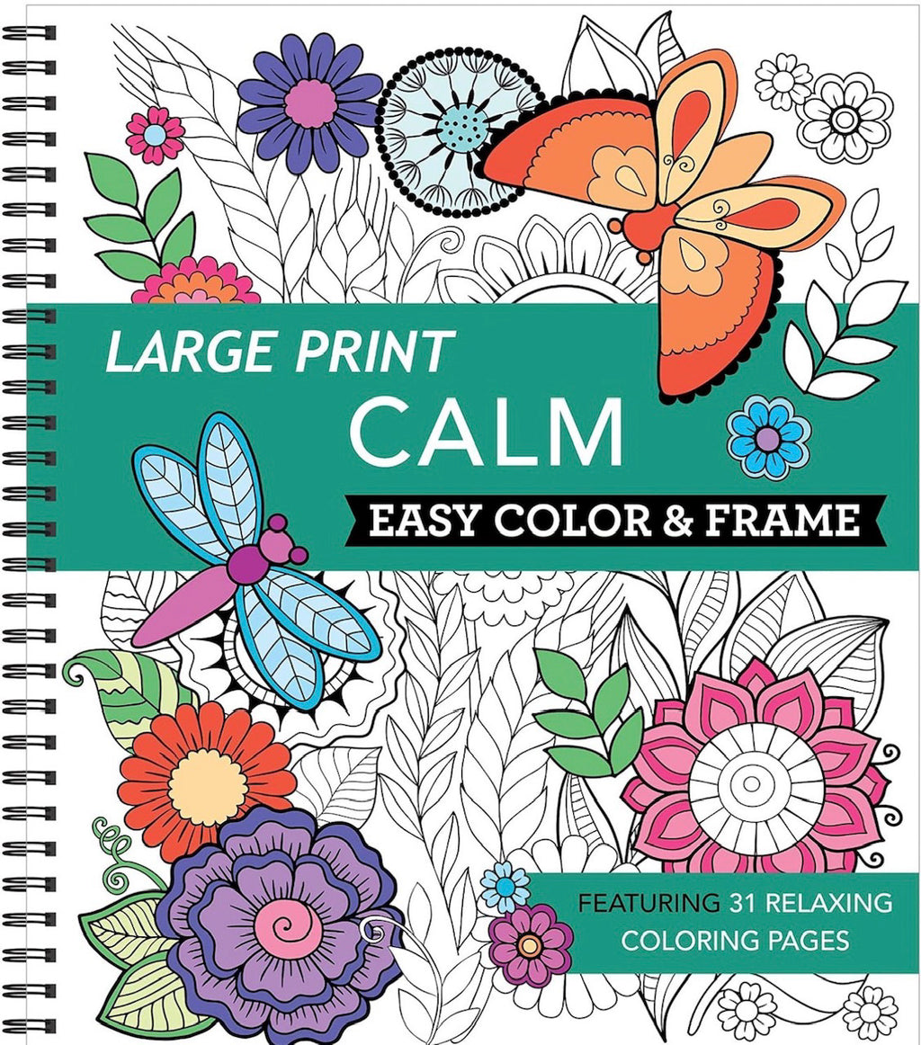 Adult Colouring Book - Calm