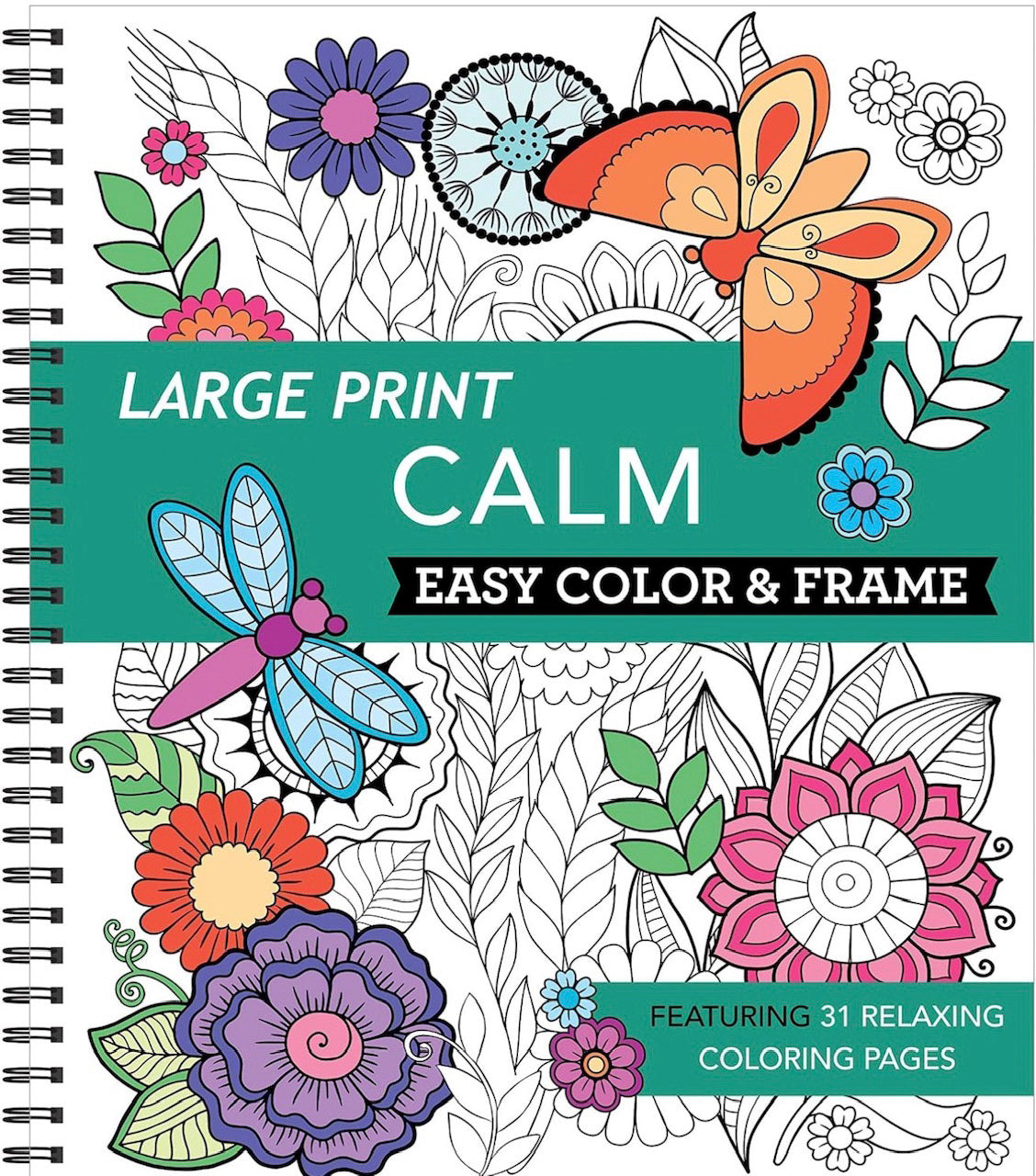 Adult Colouring Book - Calm