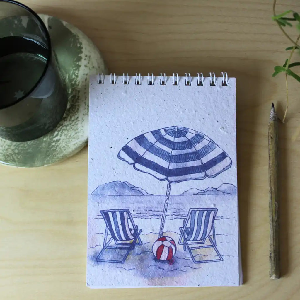 A6 Notepad set with pencil