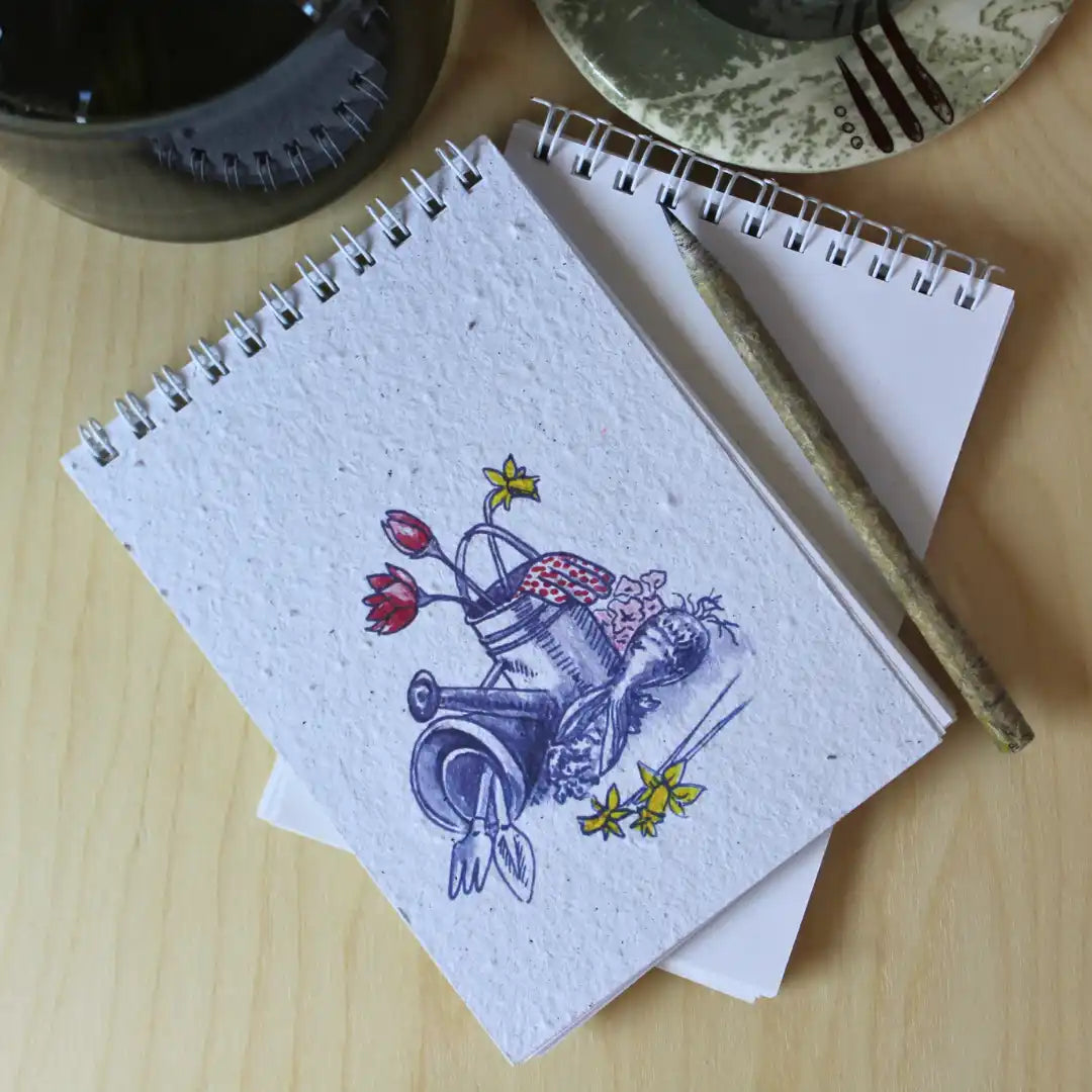 A6 Notepad set with pencil