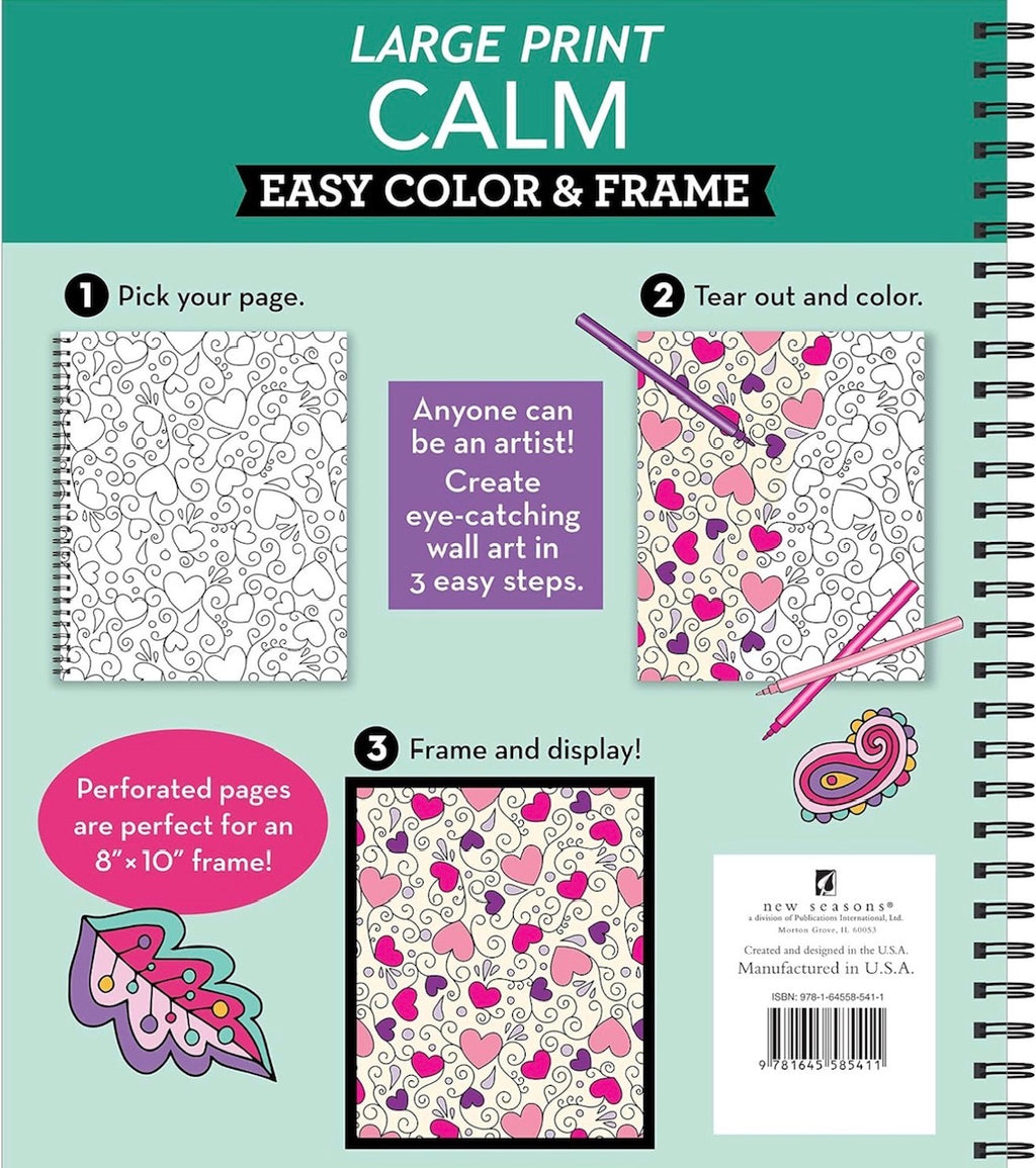 Adult Colouring Book - Calm