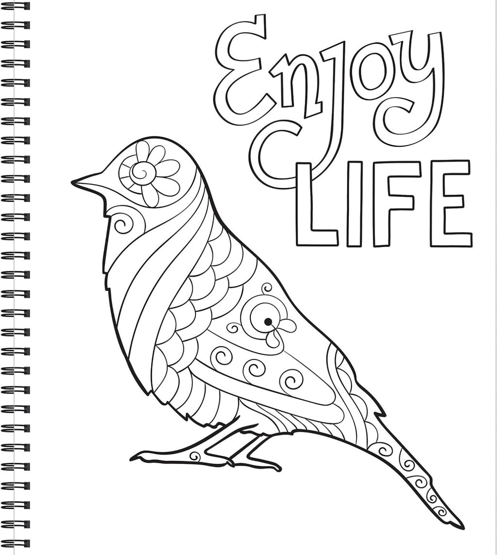 Adult Colouring Book - Calm