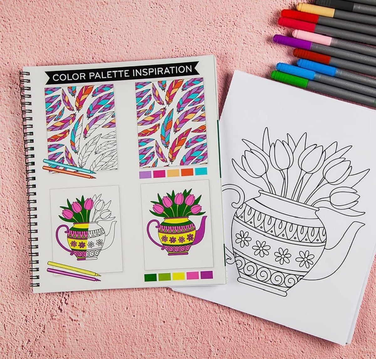 Adult Colouring Book - Calm